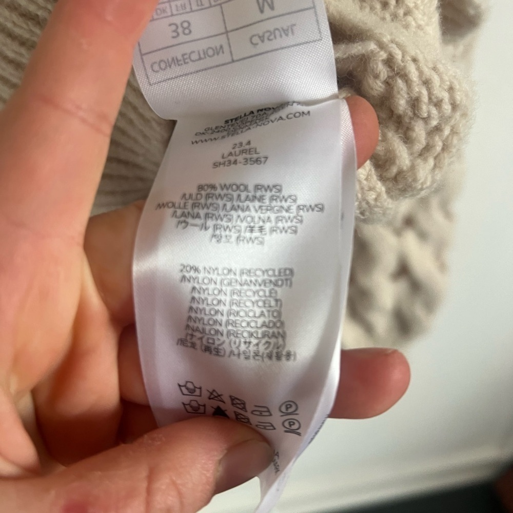 Stella Nova Open-Stitch Sweater, size medium - Picture 8 of 8